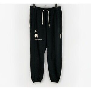 Nike Jordan UNCA Dri-FIT Joggers Mens M Black Athletic Sweatpants Performance